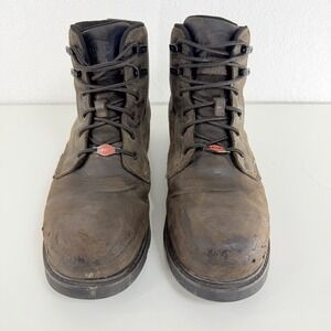 Brunt Sullivan 6" Comp Toe Work Boots Mens 12 Dark Brown Used W/Marks No Box